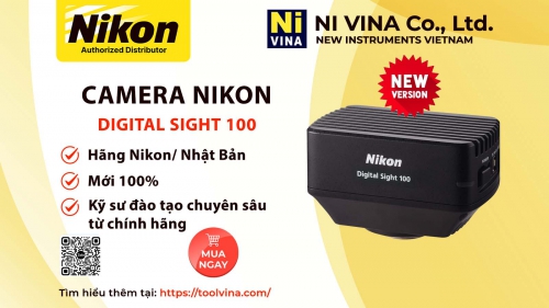 Nikon ra mắt Camera “Digital Sight 100” dành cho kính hiển vi đầu năm 2026