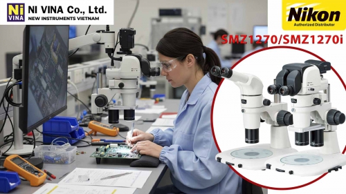 Kính Hiển Vi Soi Nổi 2 Mắt & 3 Mắt Độ Nét Cao Giải Pháp Tối Ưu Cho Kiểm Tra Chi Tiết