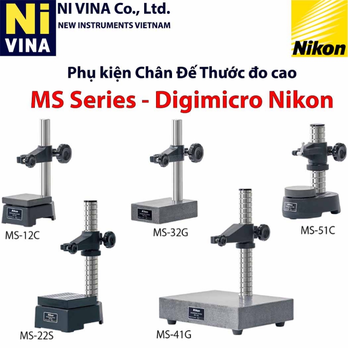 Phụ kiện chân đế Thước đo cao Digimicro Nikon